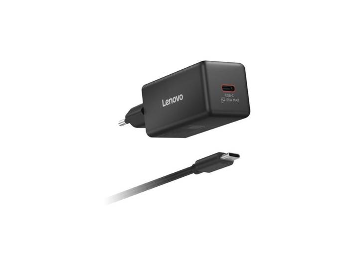 Chargeur Mural 65 W Gan Usb-c Lenovo Noir 2 Broches Ue Thinkpad T16 Gen 4 21qn