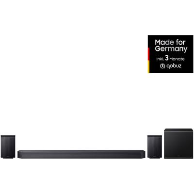 SAMSUNG Soundbar "HW-Q935GH", schwarz, B:111cm H:7,08cm T:13,8cm, Lautsprecher, 9.1.4-Kanal Surround-Sound, Kabelloser 6,5"-Dual-Subwoofer, DolbyAtmos