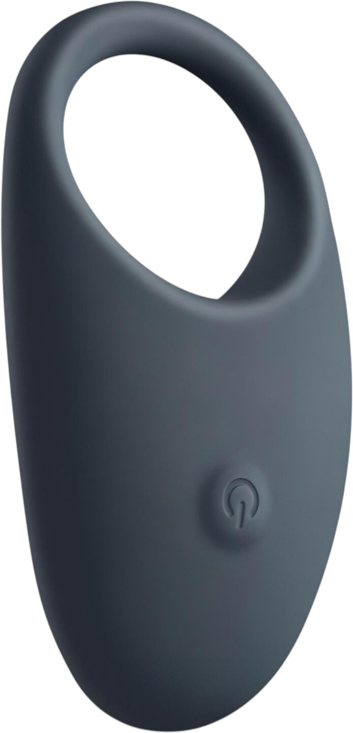 Boners - Rechargeable, Waterproof Vibrating Cock Ring (Grey)