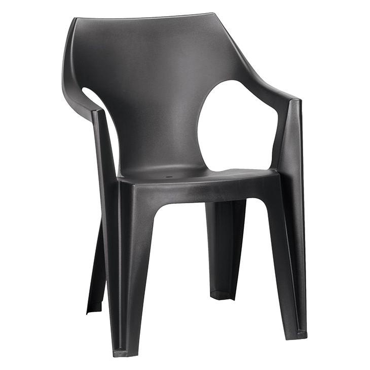 Curver Stapelstuhl Dante Low Kunststoff graphit (29187058939)