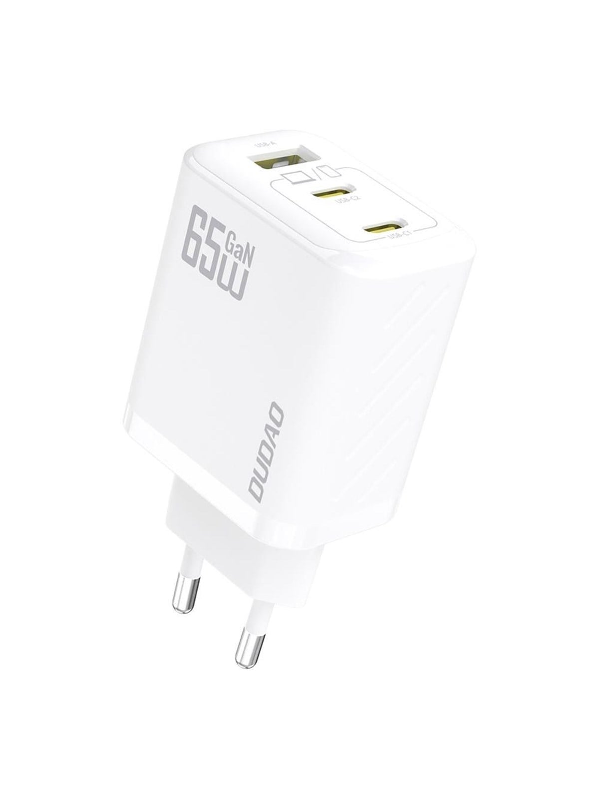 Dudao A29 65W GaN Wall Charger 2 x USB-C + 1 x USB-A - White