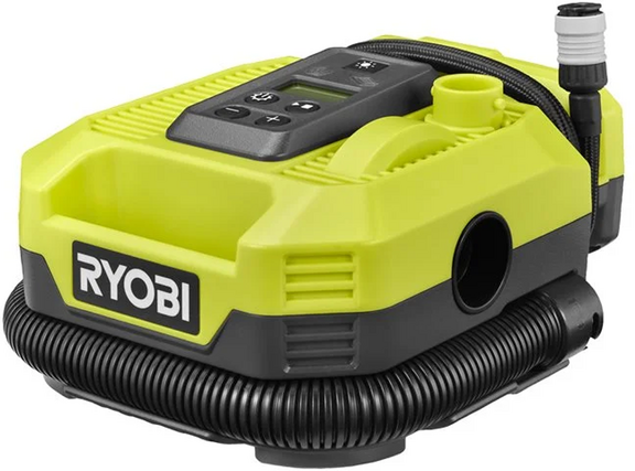 Ryobi RMI18-0 - Compressore a batteria portatile - 18V - SENZA BATTERIA E CARICABATTERIE