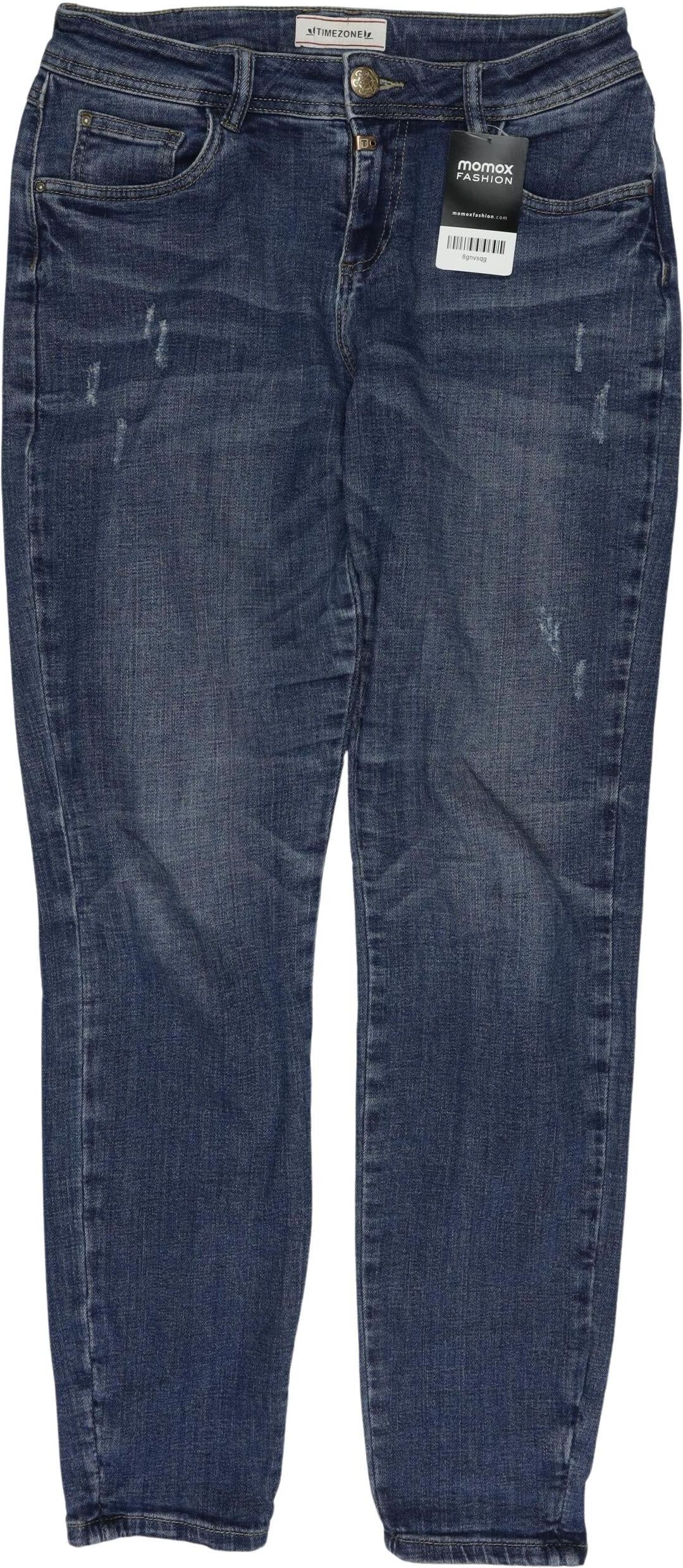 Timezone Damen Jeans, Blau, Gr. W26, Baumwolle / Seide - Second Hand