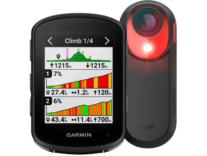Garmin Edge 540 + Garmin Varia RCT715 Radar Achterlicht met Camera