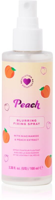 I Heart Revolution Peach Mattifying Fixing Spray mattifying makeup setting spray shade Peach 100 ml