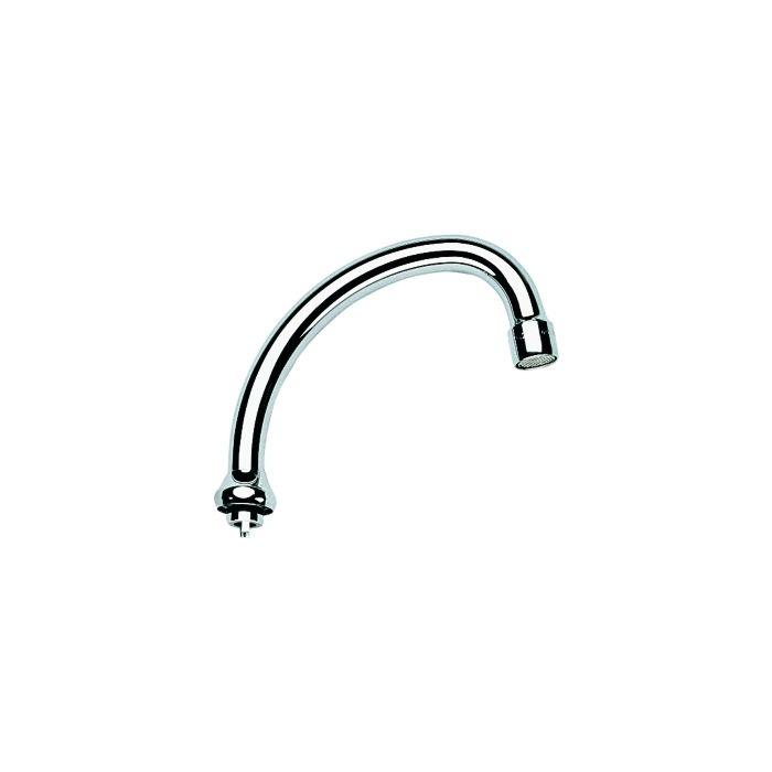 Grohe Rohrauslauf 13076 Ausladung 140mm 13076000 schwenkbar m. Anschlag chrom