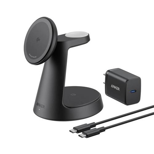 Anker Ladeadapter MagGo 3-in-1 Charging Station bk B25M4G11 Schwarz