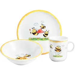 Seltmann, Kindergeschirr + Kinderbesteck, Kindergeschirr Set Compact Fleissige Bienen
