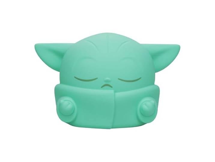 Grogu SquishyGlo Night Light - Officially Licensed Star Wars Product Soft Squishy Silicone Design Three Brightness Levels Rechargeable Night Light With Auto Off Timer