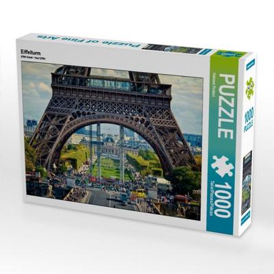CALVENDO Puzzle Eiffelturm | 1000 Teile Lege-Größe 64x48cm Foto-Puzzle für glückliche Stunden