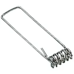 Rutec Universal-Haltefeder 5cm für alle RUTEC Einbauleuchten (außer Möbelstrahler), Chrom RU-55301