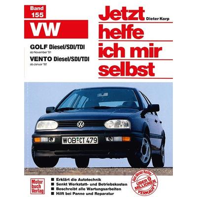 VW Golf/Vento, Taschenbuch von Dieter Korp, Motorbuch Verlag, 978-3-613-01466-4