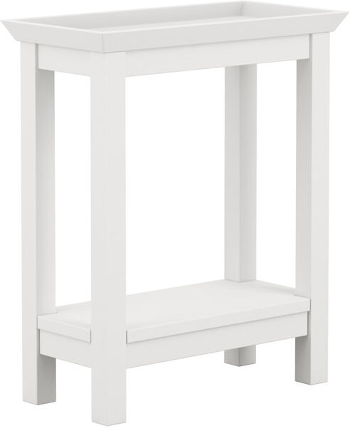 LPD COTE SIDE TABLE White 59cm H X 48cm W X 25cm D