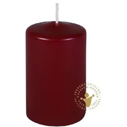 Jaspers Kerzen 4er Set Adventskranzkerzen Burgund 150 x 100 mm, große Adventskerzen, Weihnachtskerzen