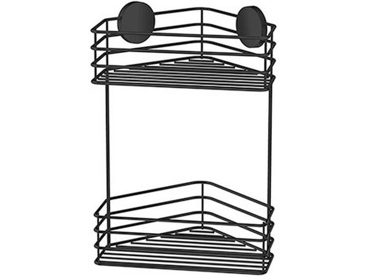 Duschkorb Beslagsboden Körbe, Schwarz, Metall, eckig, 25x32x20 cm, Badezimmer, Baden & Duschen, Duschregale & Duschablagen