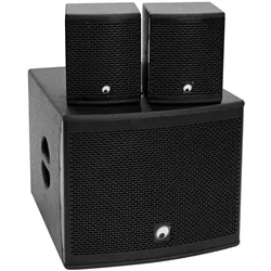 Omnitronic MOLLY 2.1 Satelliten Set schwarz