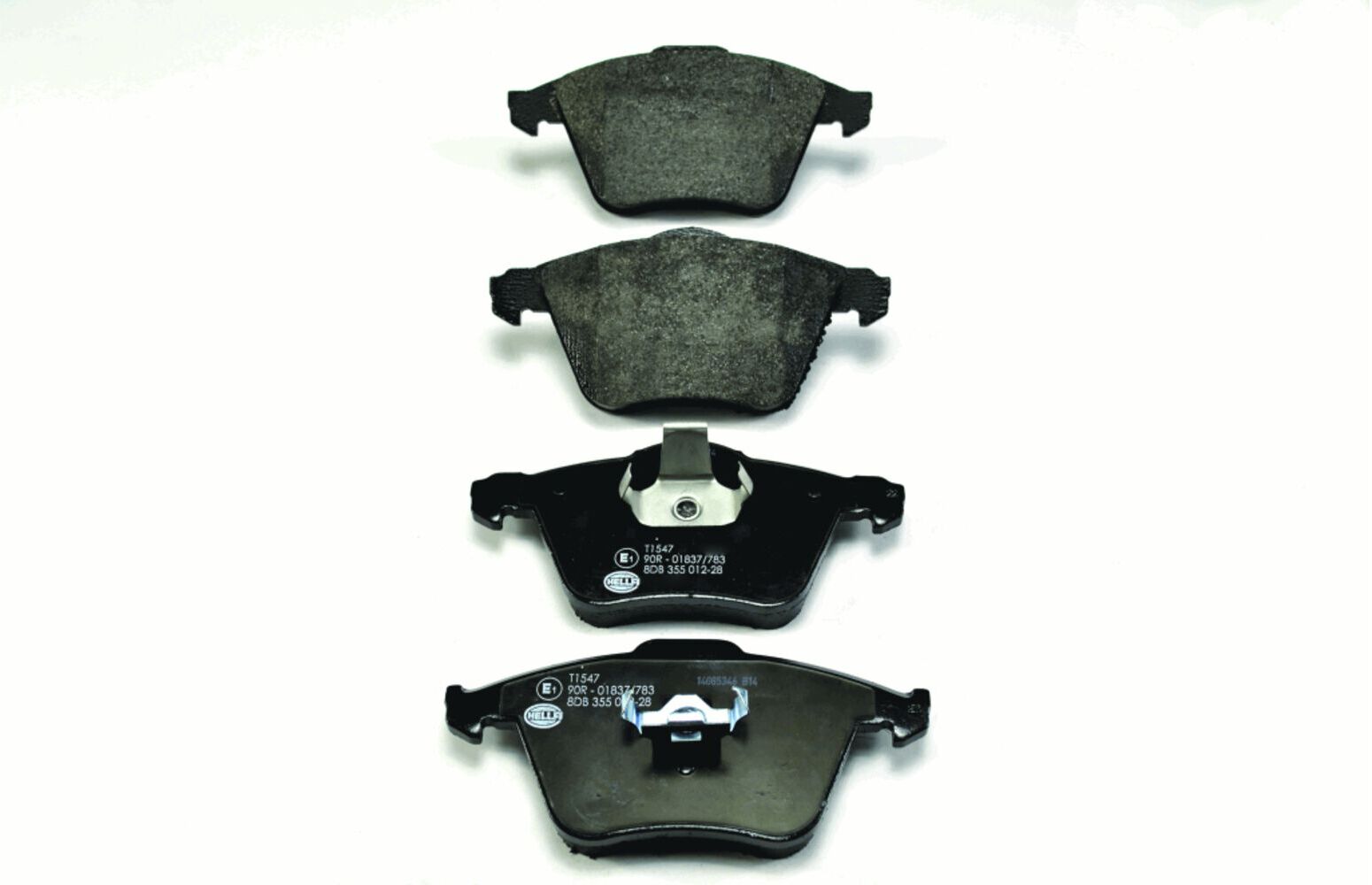 Hella Bremsbelagsatz, Scheibenbremse 8db 355 012-281 Für Ford Volvo (Changan) Saab Mazda