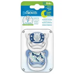 Dr. Brown's Prevent Nächtlicher Schnuller Blau 0-6M