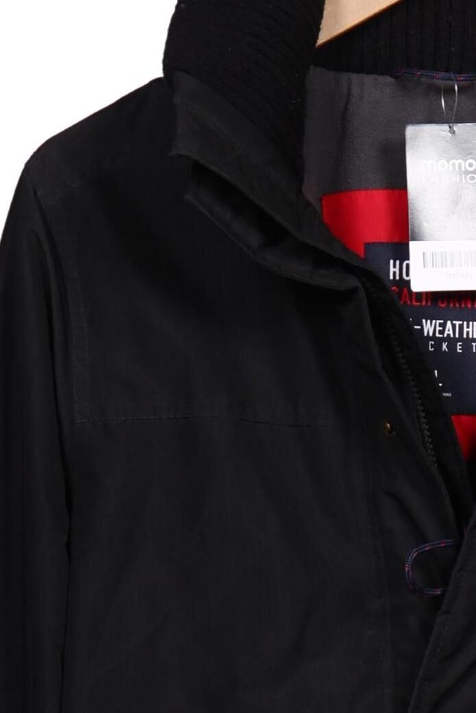 Hollister Herren Jacke, Schwarz, Gr. L, Synthetik - Second Hand