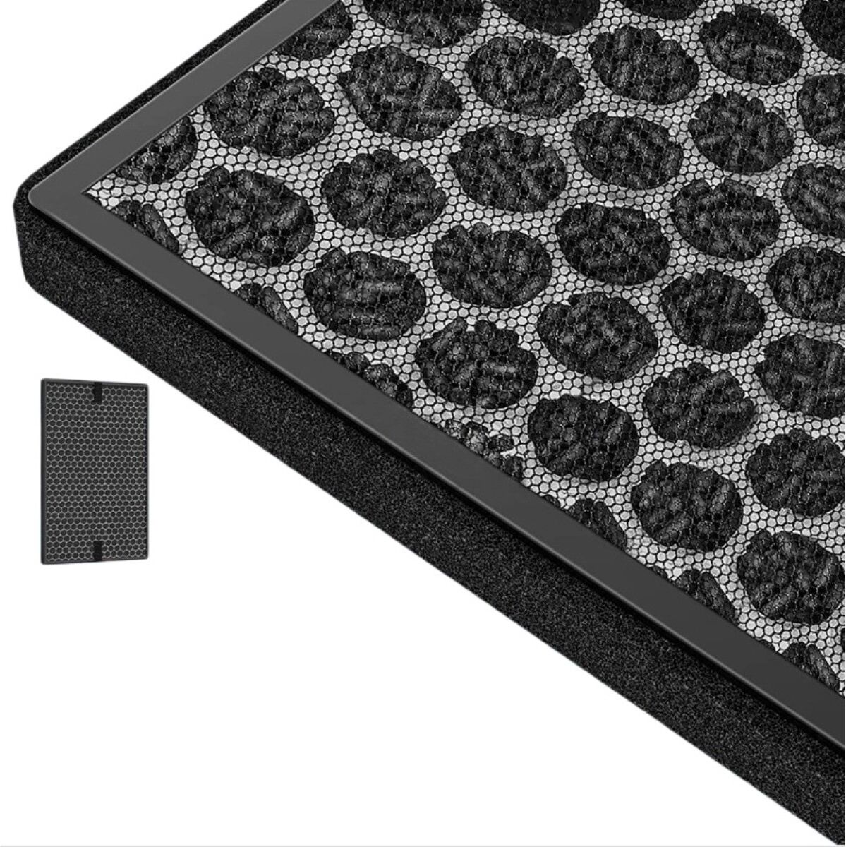 INF Luftreiniger-Ersatzfilter 360x274x10mm – Waben-Geruchsentfernung, ABS+Faser, kompatibel mit Philips FY2420