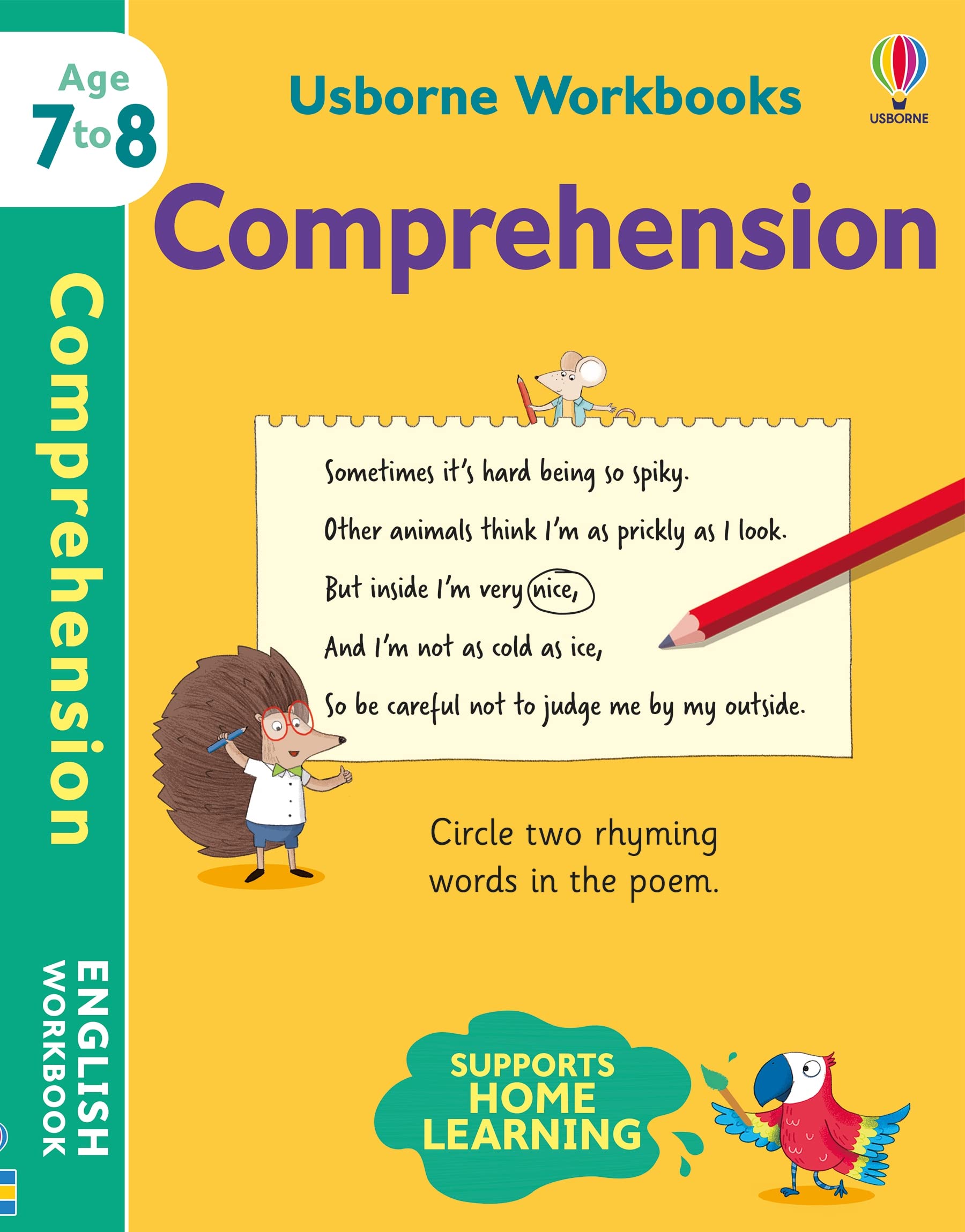 Usborne Publishing Ltd Usborne Workbooks - Comprehension for ages 7-8 - Home Learning for KS2