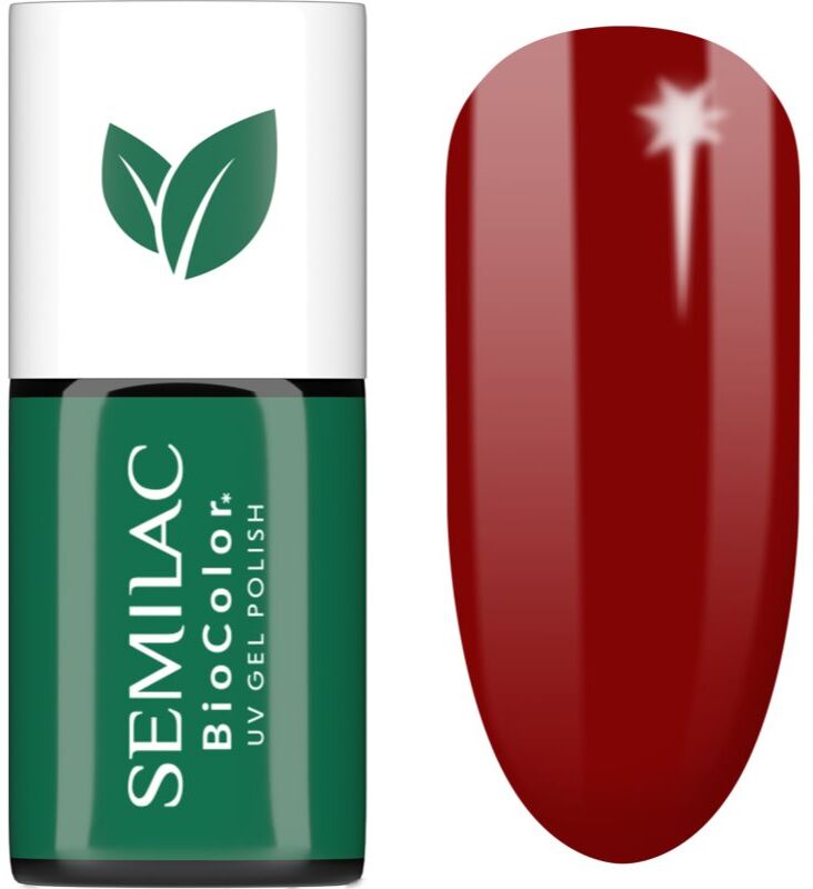 Semilac UV Hybrid BioColor gel nail polish for UV/LED hardening shade 721 Red Roses 7 ml