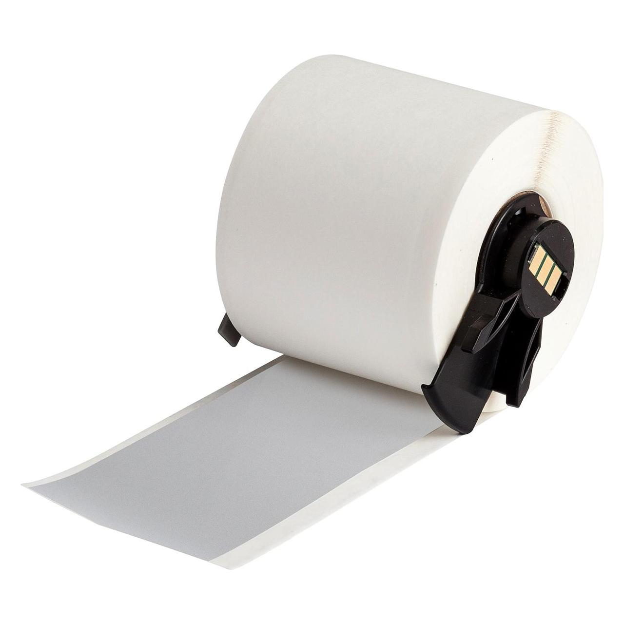Brady M6C-1900-486, Metallisierter Polyester, Silber, matt, 48.26 mm x 15.24 m, extra stark haften (54.61 mm) (M6C-1900-486)