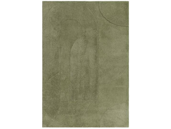 Tapis de salon moderne vert 200x290 cm