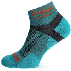 Bridgedale, Herren, Sportsocken, Laufsocken Ultralight T2 Merino Sport Low - teal (40 - 43), Türkis