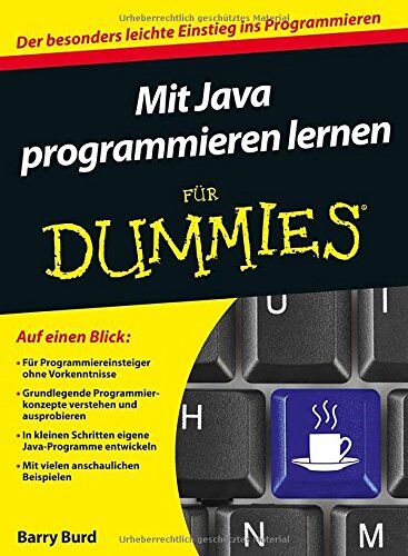 Barry Burd - Mit Java programmieren lernen für Dummies (Fur Dummies) - Preis vom 13.10.2026 11:25:28 h