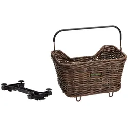 Racktime System Korb Baskit Willow 2.0 20 l Snapit 2.0 braun