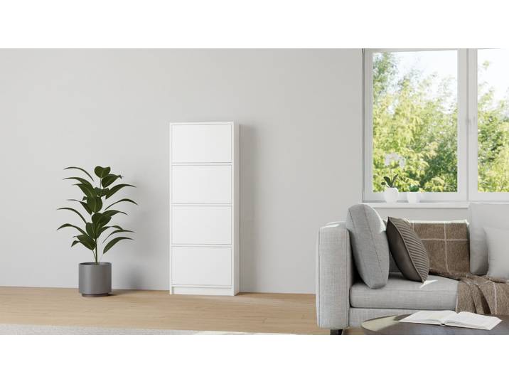 Maßgefertigtes Highboard MDF Beschichtet MDF Weiß matt