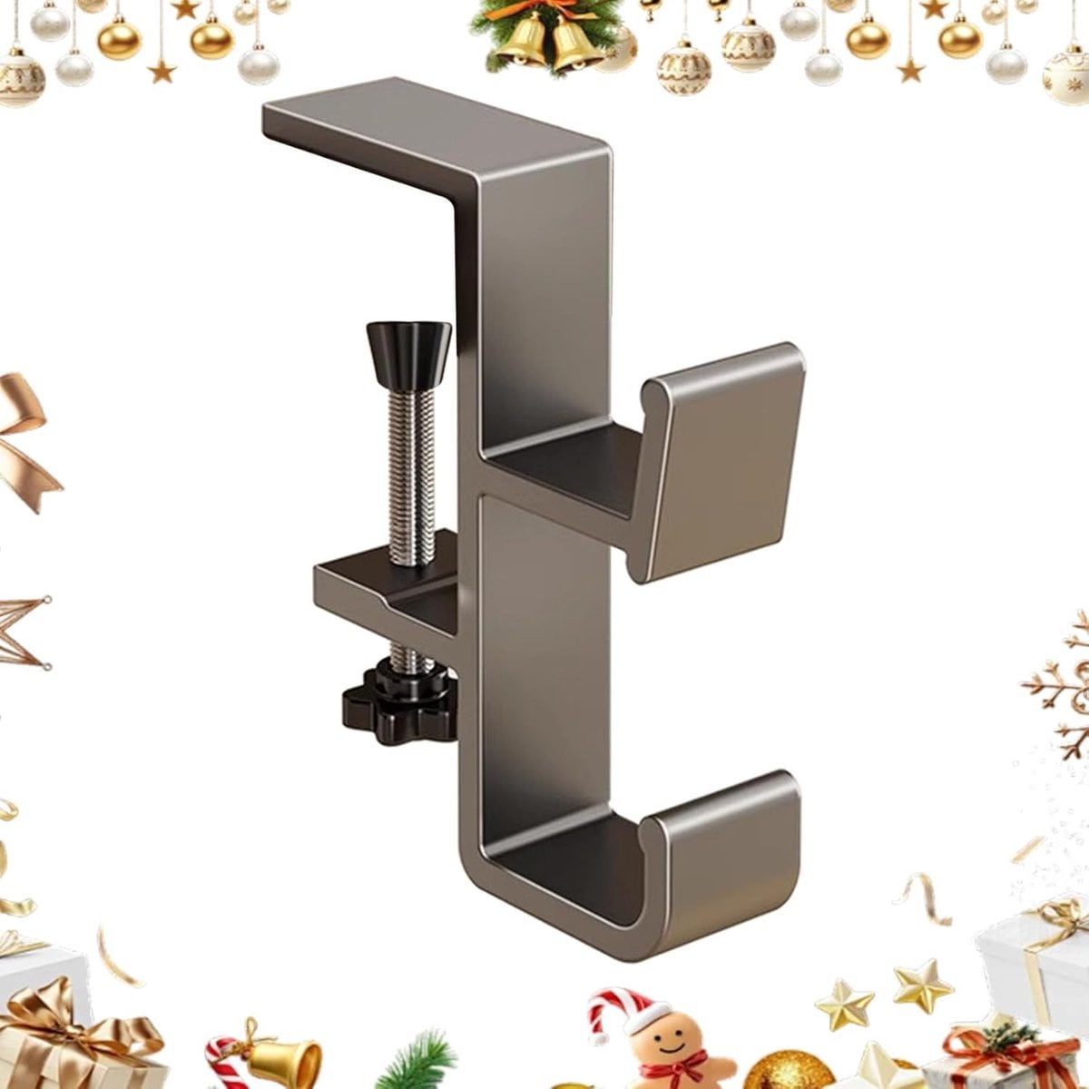 Slinger Kous Hangers - Verstelbare Decoratie Haken - Zwart