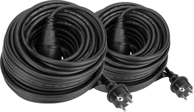 BlueBuilt Verlengkabel IP44 Duo Pack 25m