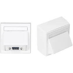 Vivolink Wall box Displayport (Wand), TV Wandhalterung, Weiss