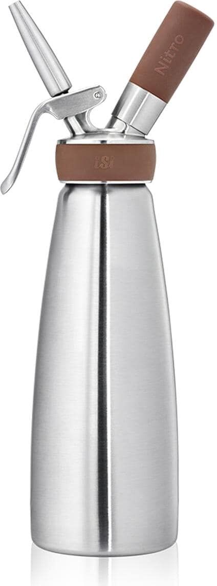Sahnesyphon ISI "Nitro 1 Liter", silber (silberfarben), Edelstahl, Sahnesyphons, Sahnesyphon silberfarben Einheitsgröße