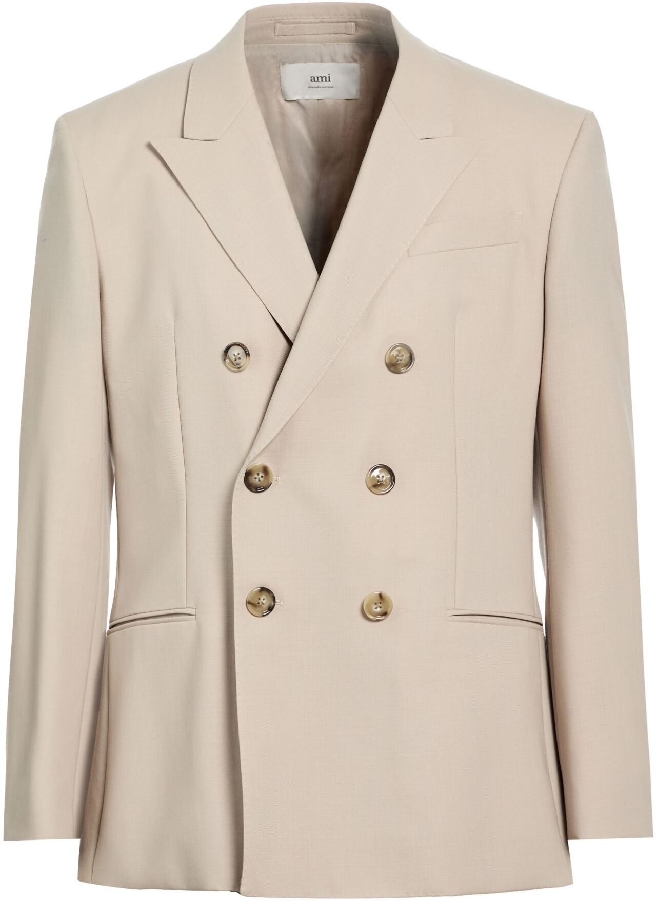 Ami Alexandre Mattiussi Americana Hombre Beige 50 Hombre