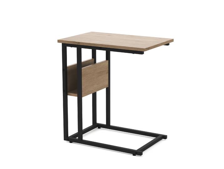 Beistelltisch LAURA 55 x 36 x 59 cm braun/schwarz