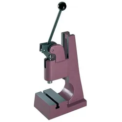 Berg & Schmid, Presswerkzeug, Kniehebelhandpresse HK 500 Druckkraft 5 kN Hub 40 mm Arbeitshöhe 60-150 mm