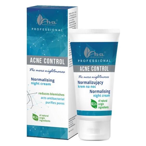 Ava Acne Control Professional Normalizujący krem na noc, 50ml (50 ml, Nachtcreme) (5906323006741)