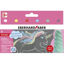 EBERHARD FABER Straßenmalkreide Glitzer Mehrfarbig