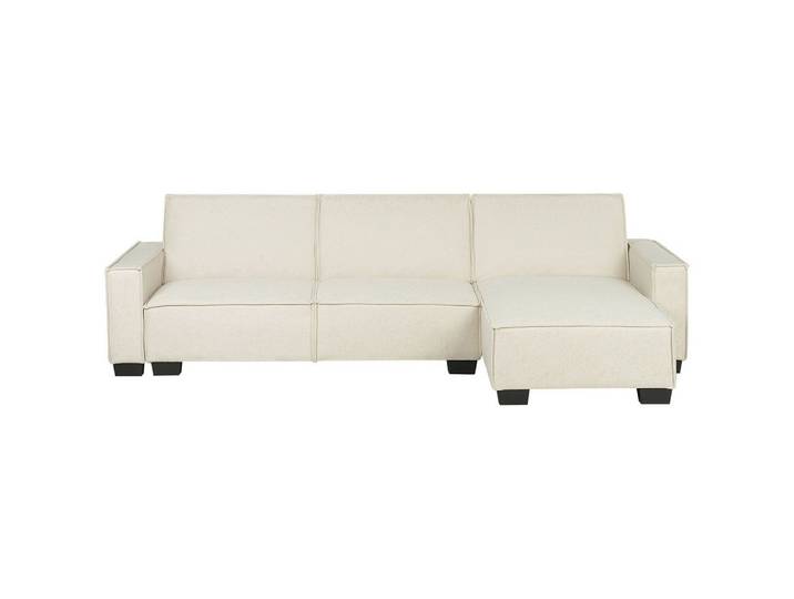 ECKSOFA Polsterbezug Beige rechtsseitig Romedal