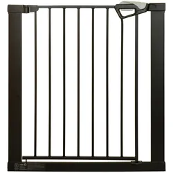 roba easySafe+ Tür-und-Treppen-Schutzgitter mit 14-cm-Erweiterung - 1x5x75cm - schwarz -