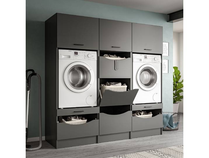 Kit de transformation lave-linge G 192 x 195 x 68cm Gris/Anthracite