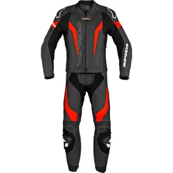 Spidi Laser Touring, Lederkombi 2tlg. - Schwarz/Rot - 50