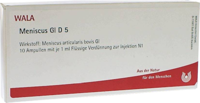WALA Heilmittel GmbH MENISCUS GL D 5 Ampullen 10X1 ml 02936421