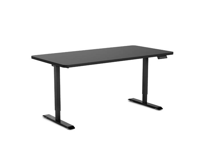 Stehpult elektrisch PREMIUM schwarz 140 x 70 cm