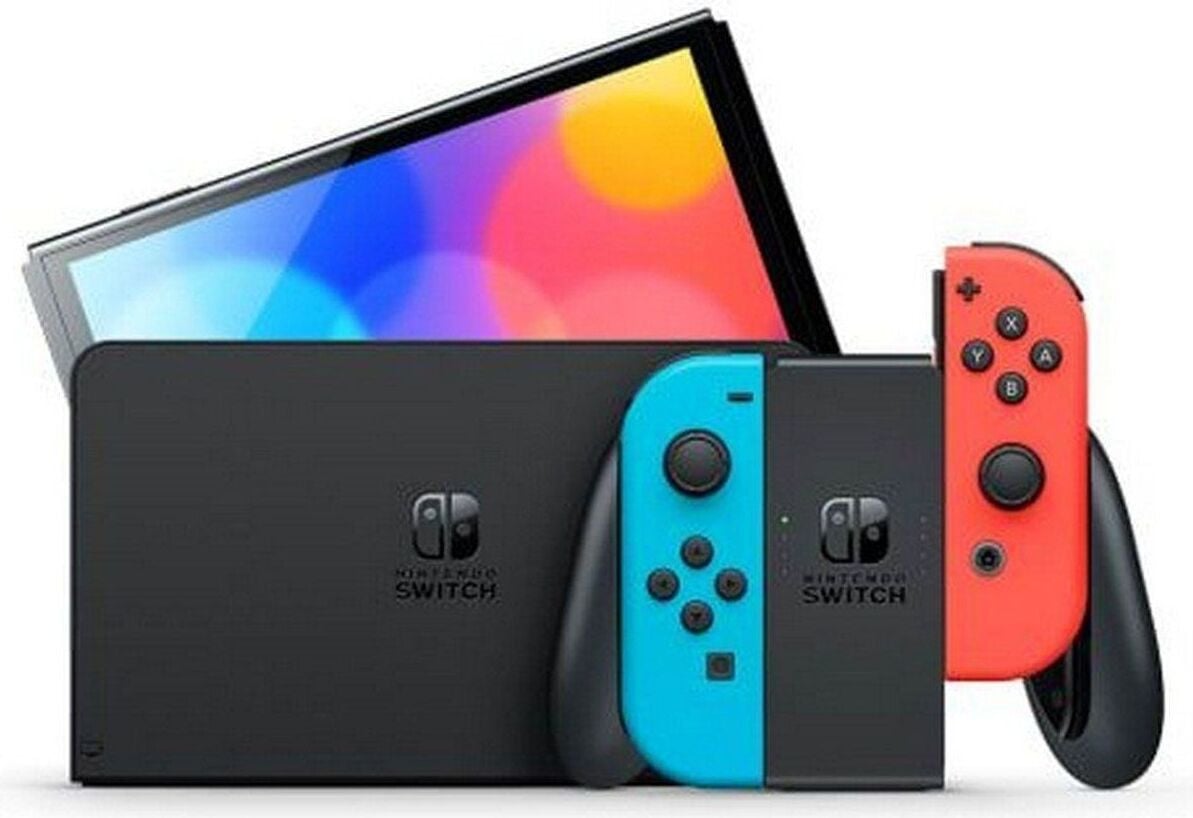 Nintendo Switch OLED-model Neon Rood/Neon Blauw