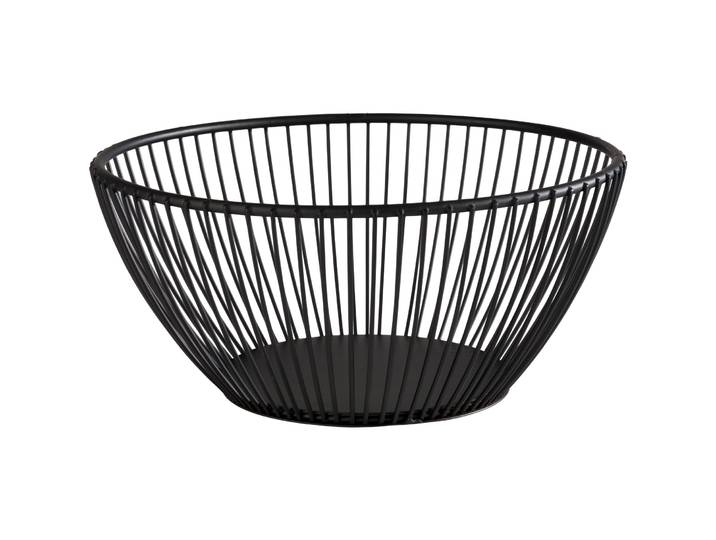 Korb - Farbe: schwarz - Material: Metall - 168