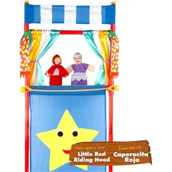 Colorbaby Puppentheater-Set Rotkäppchen